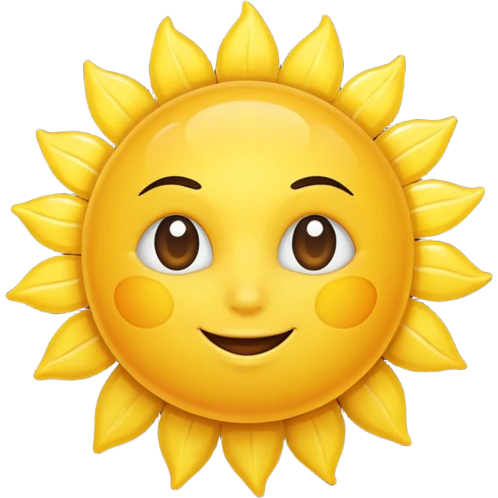 good morning sun emoji