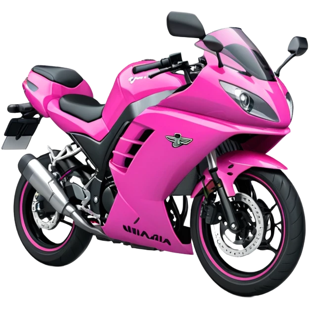 Kawasaki ninja 500 hot pink emoji