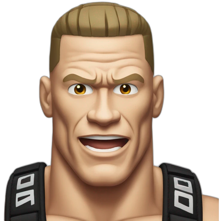 WWE john cena emoji