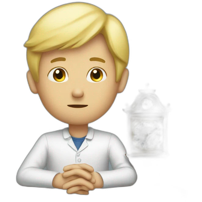 persson waiting watching clock emoji