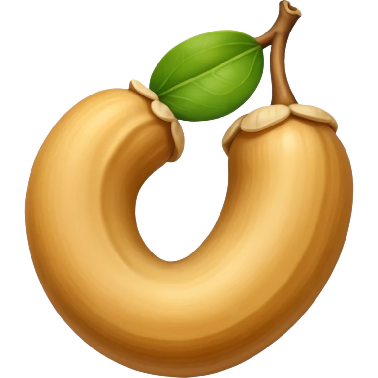 Make single Cashew dryfruit emoji