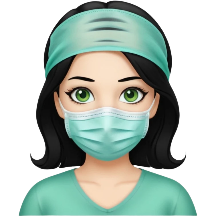 black haired green eyes aesthetic surgical plump lips  that makes her hair look behind nicole peltz at wedding emoji