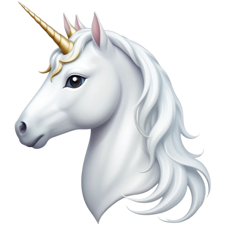 cinematic-noble-white-unicorn-portrait-emoji,-poised-and-regal,-with-a-slender,-ethereal-form-draped-in-a-pristine-white-color,-a-flowing-mane-and-tail,-and-a-glistening,-spiraled-horn-that-radiates-pure-light,-simplified-yet-sharp-and-majestic emoji