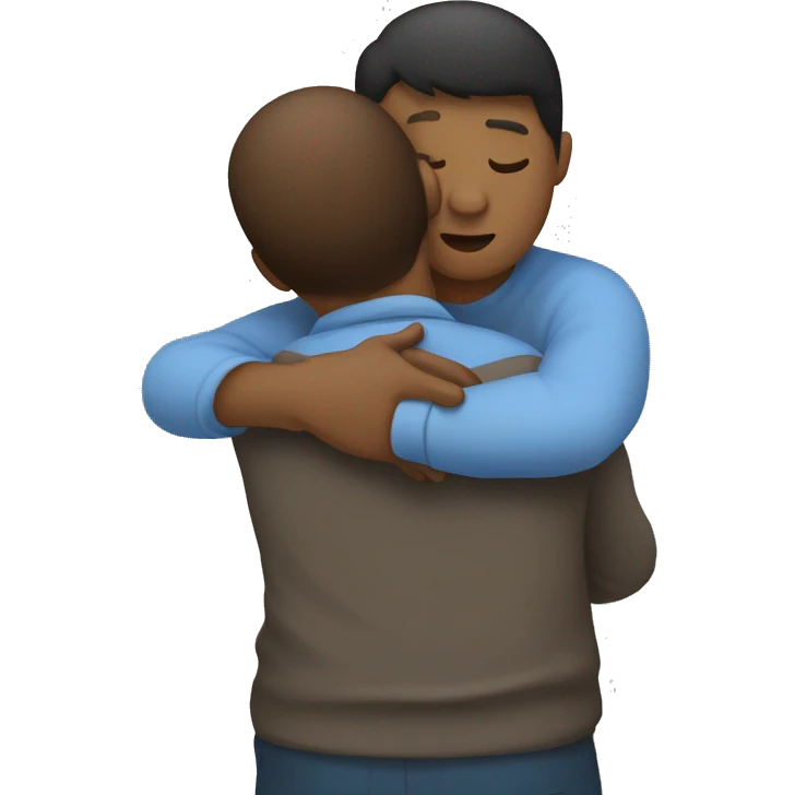Person being hugged emoji