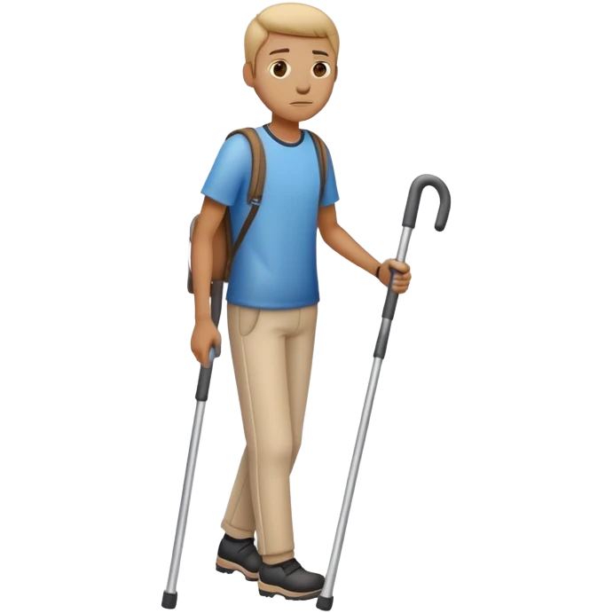 On crutches emoji