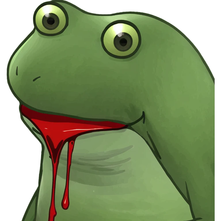 bufo is bleeding emoji