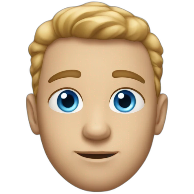 big blue eyes emoji