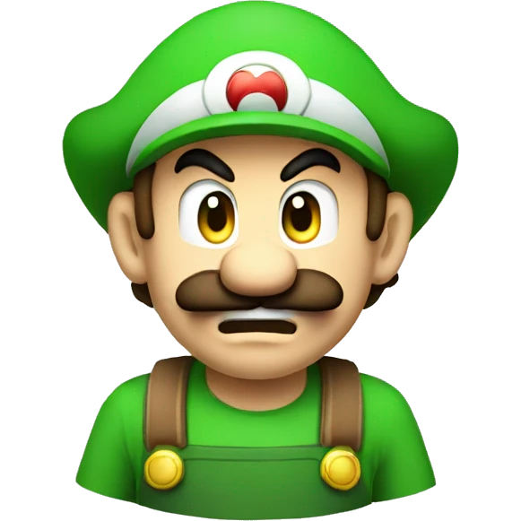 Angry Luigi emoji