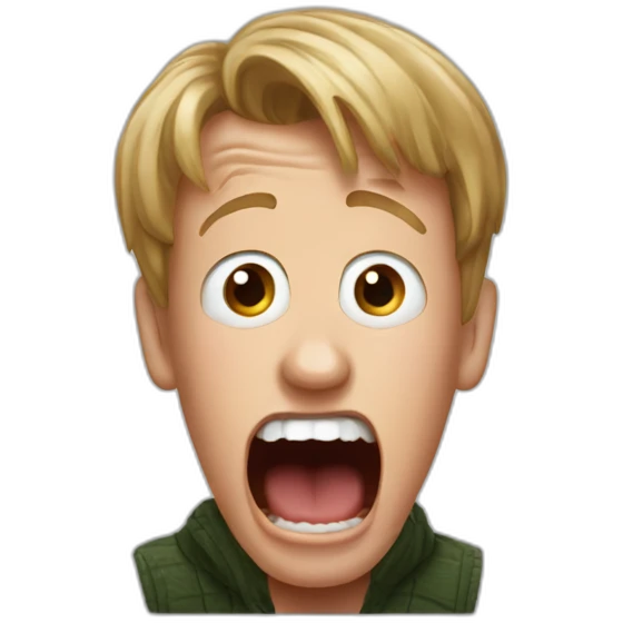 home alone kevin scream emoji