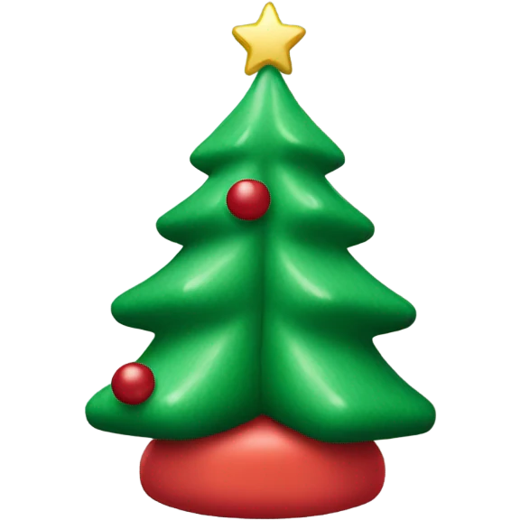 Christmas tree toy emoji