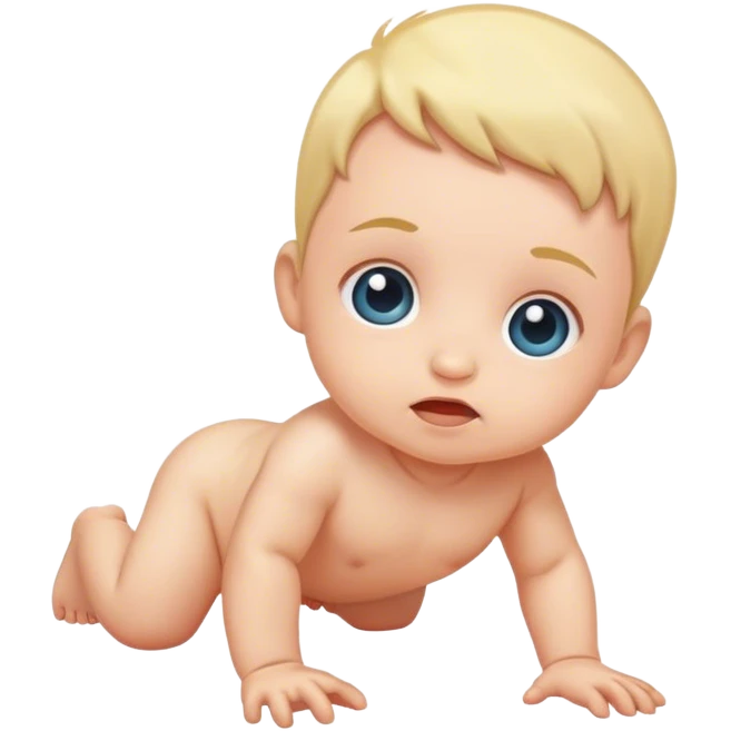 baby crawling  emoji