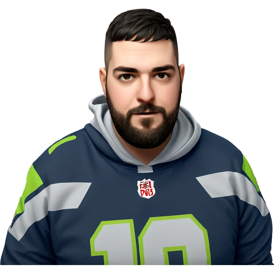 realistic portrait of a male emoji