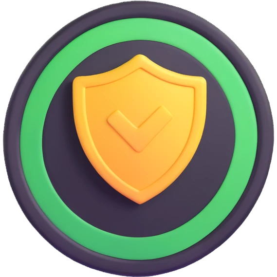 verification badge with checkmark emoji