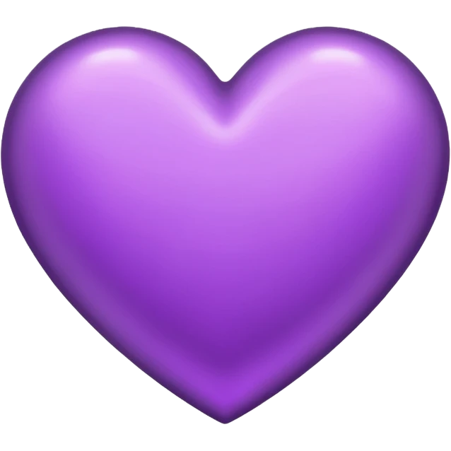 Purple heart emoji