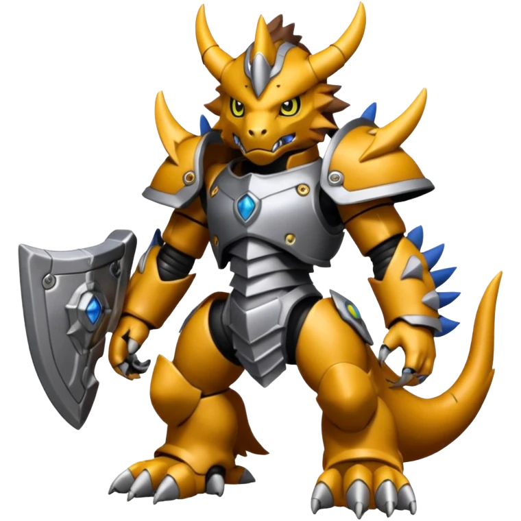 DoruGreymon-Digimon, full body emoji