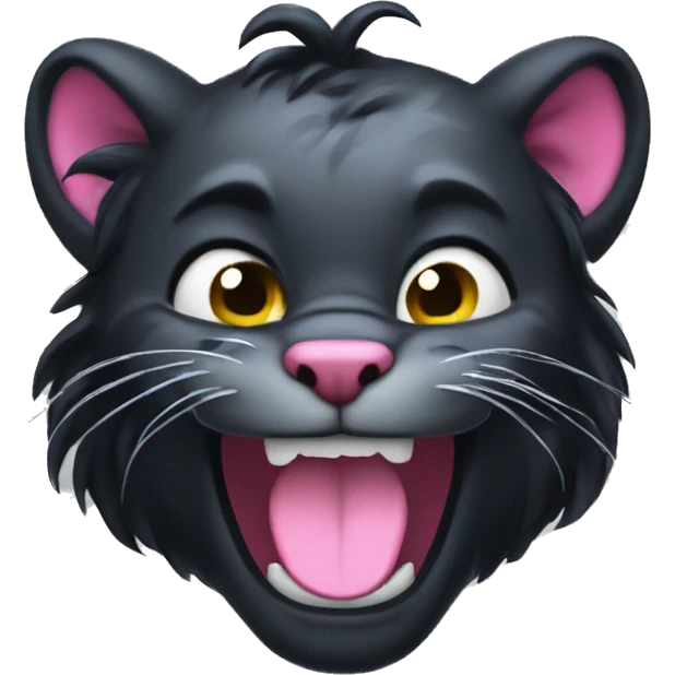 Panther ponk have a smile emoji