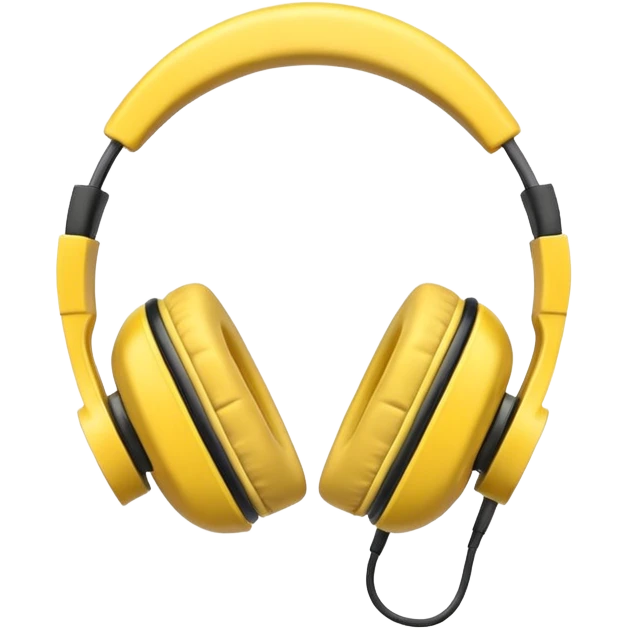 هدفون زرد emoji