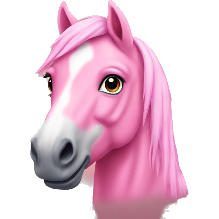 Pink horse  emoji