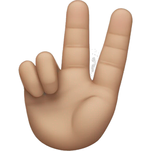 Prosthetic finger emoji