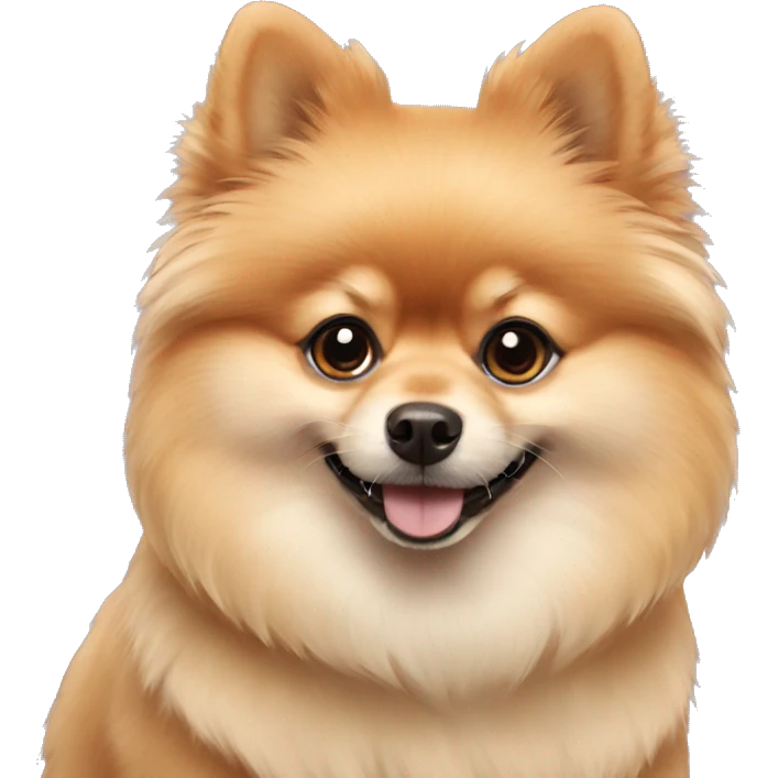 Pomeranian small dog emoji