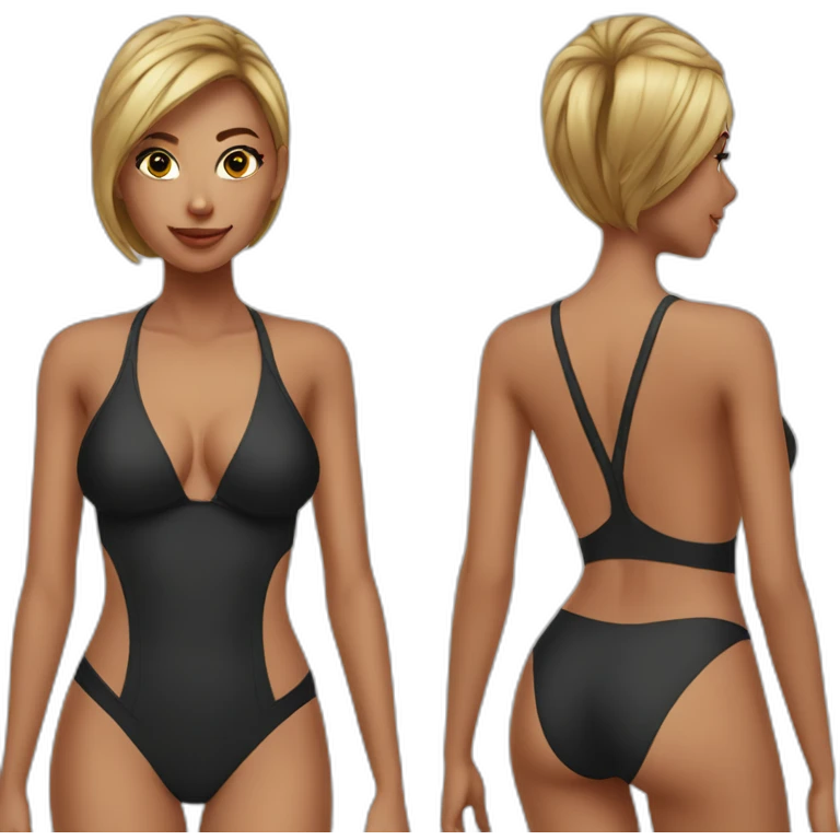 sexy chic in swimsuit emoji