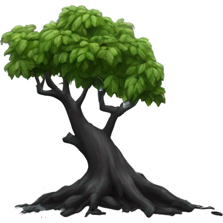 Noir qui grimpe un arbre  emoji