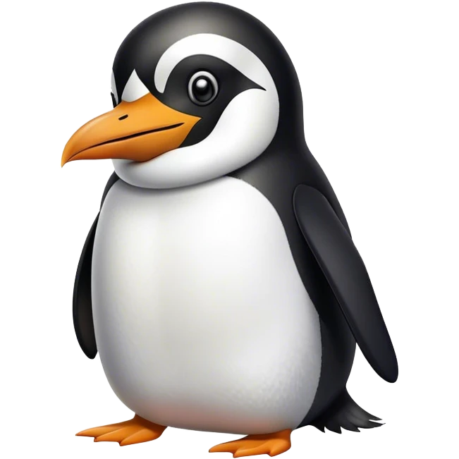 Un pingouin qui est bourré et qui tire la langue emoji