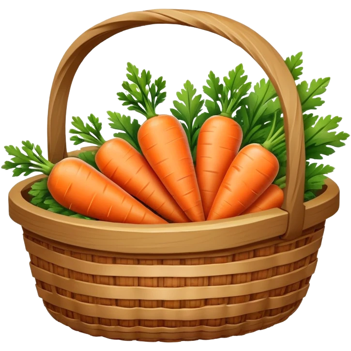 carrot in basket emoji