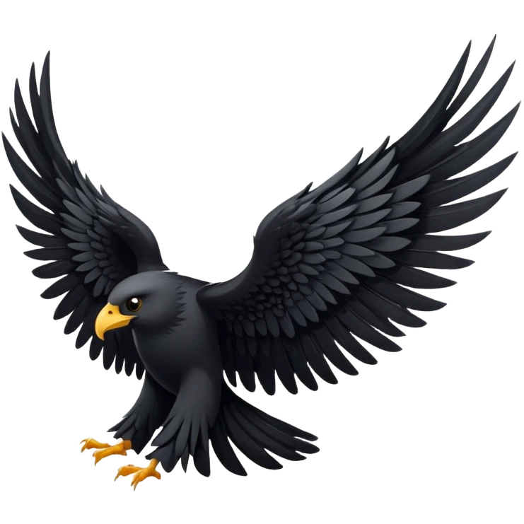 black wings emoji
