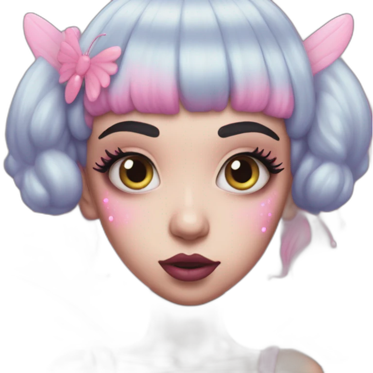 Melanie Martinez pink alien fairy emoji