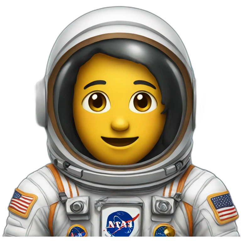 an astronaut emoji, msfluentui style emoji