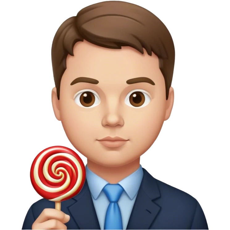 JD Vance with a lollipop  emoji