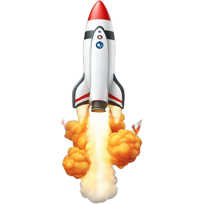 rocket lift off emoji