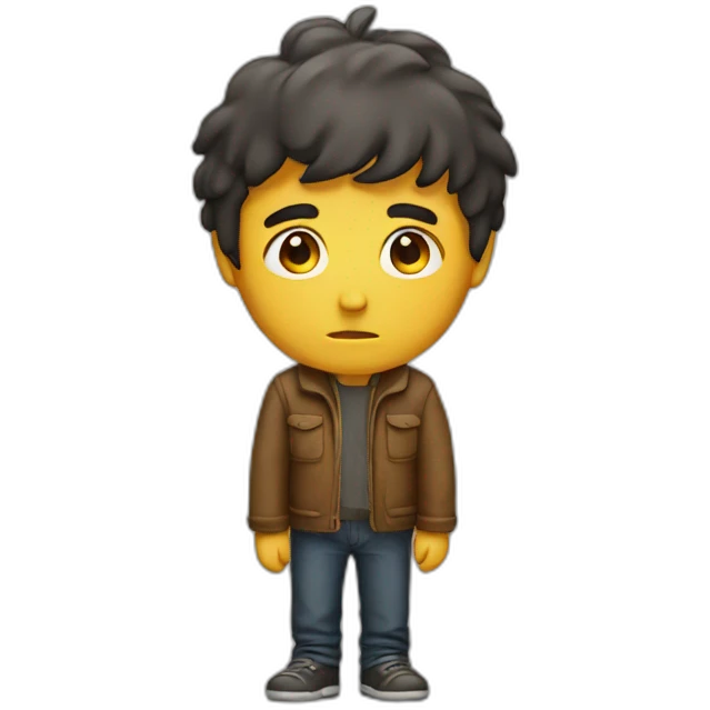 Lonely guy emoji
