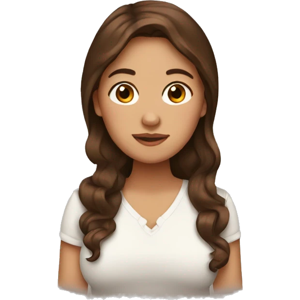 pregnant brown hair emoji