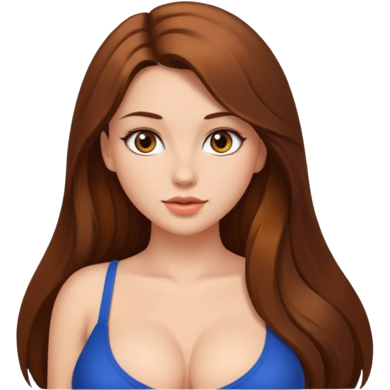 Sexy girl big breasts  emoji