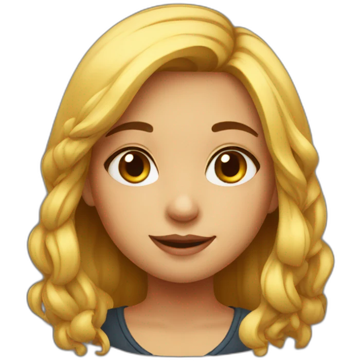 Cute girl emoji