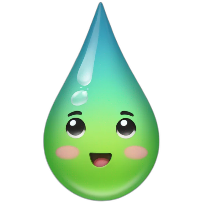 water drop emoji