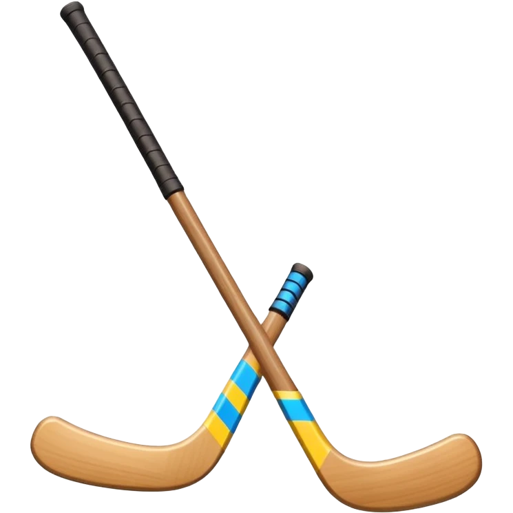 Field hockey stick,single stick emoji