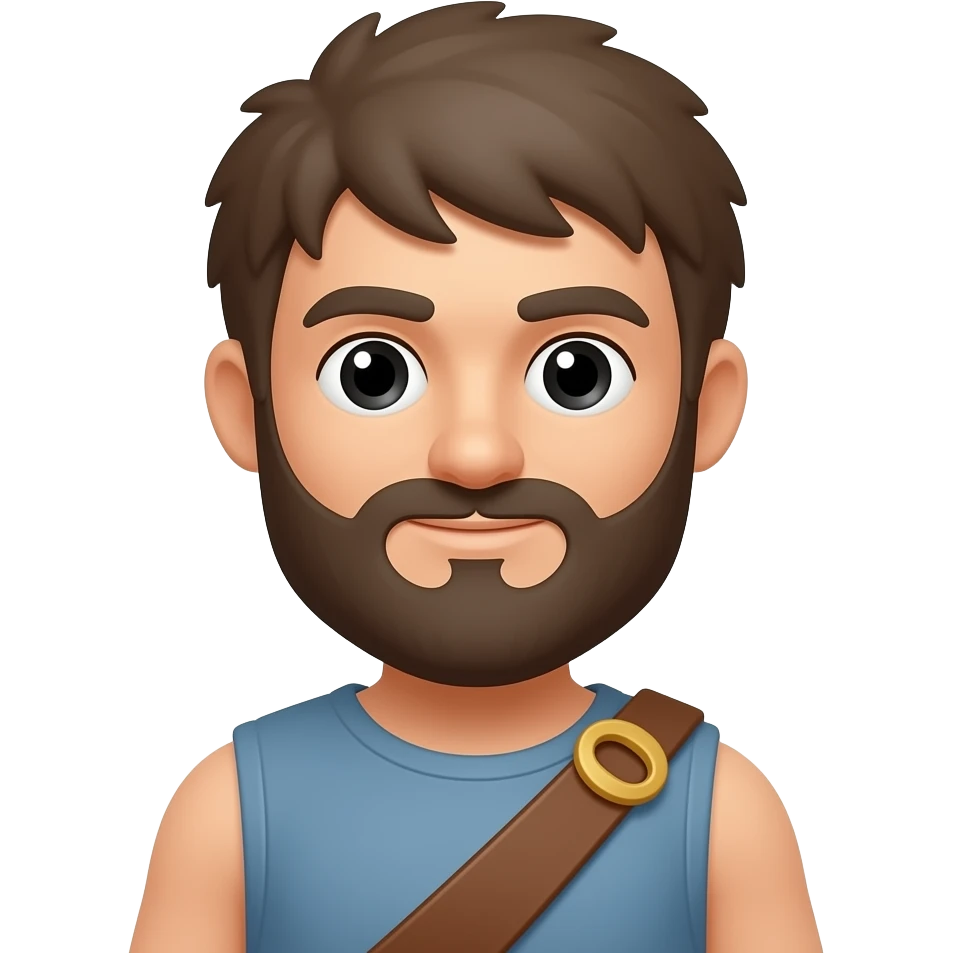 David and Goliath Emoji Representation emoji