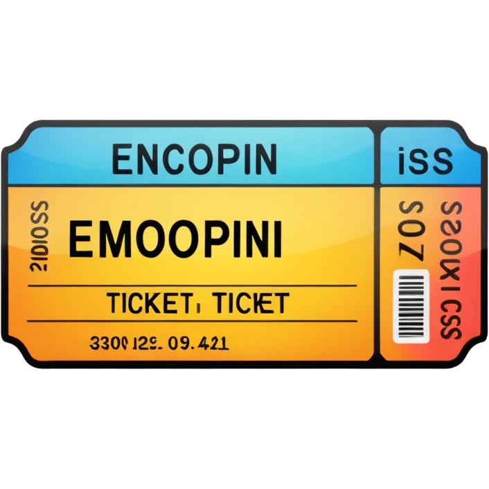 Ticket Check  emoji