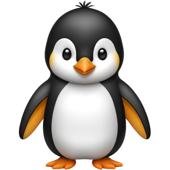 Pinguino con ropa de dormir emoji