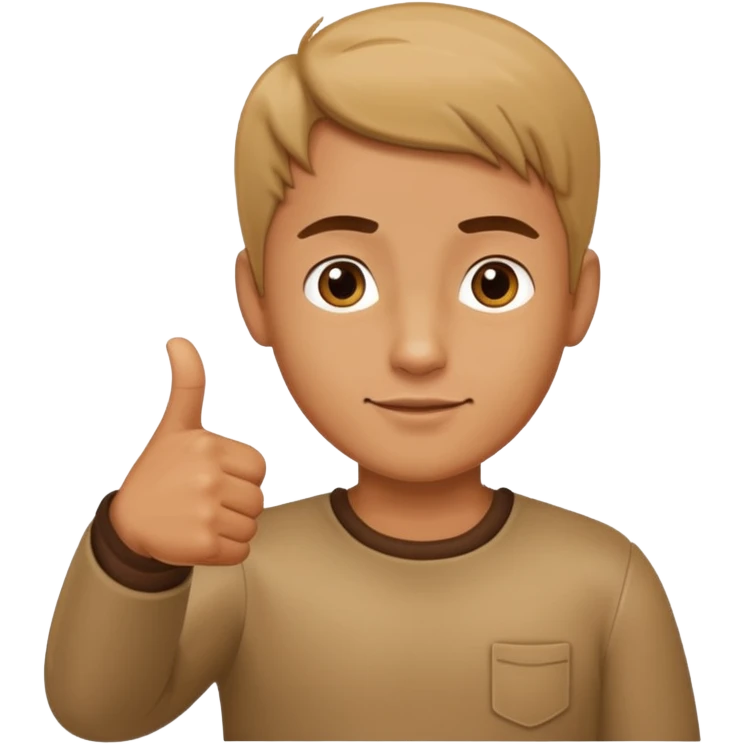 Guy pointing to the side with his thumb emoji