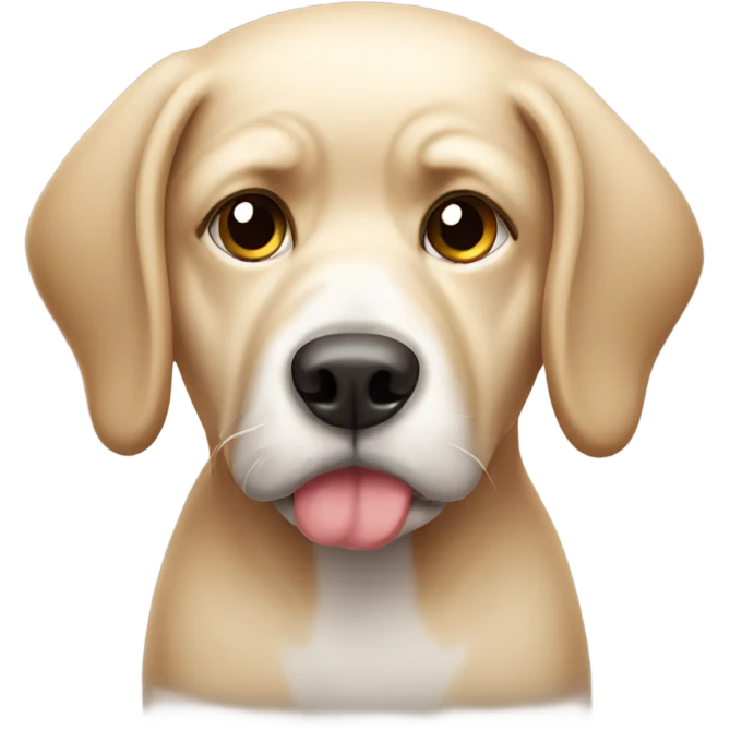 Disappointed dog emoji