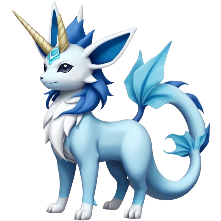 Cobalion-Suicune-Vaporeon-fakemon (full body) emoji