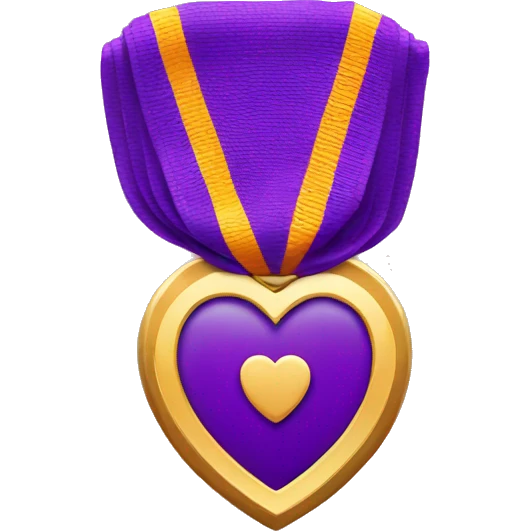 Purple Heart Medal emoji
