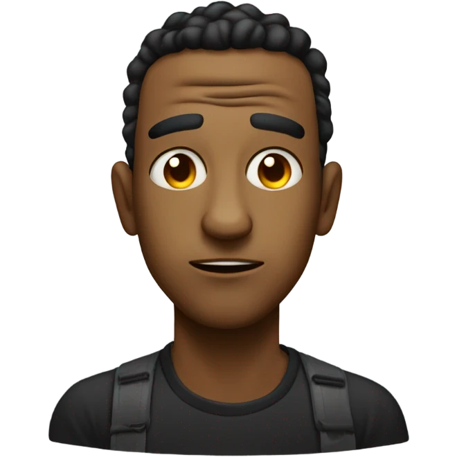 Nasty bass face emoji