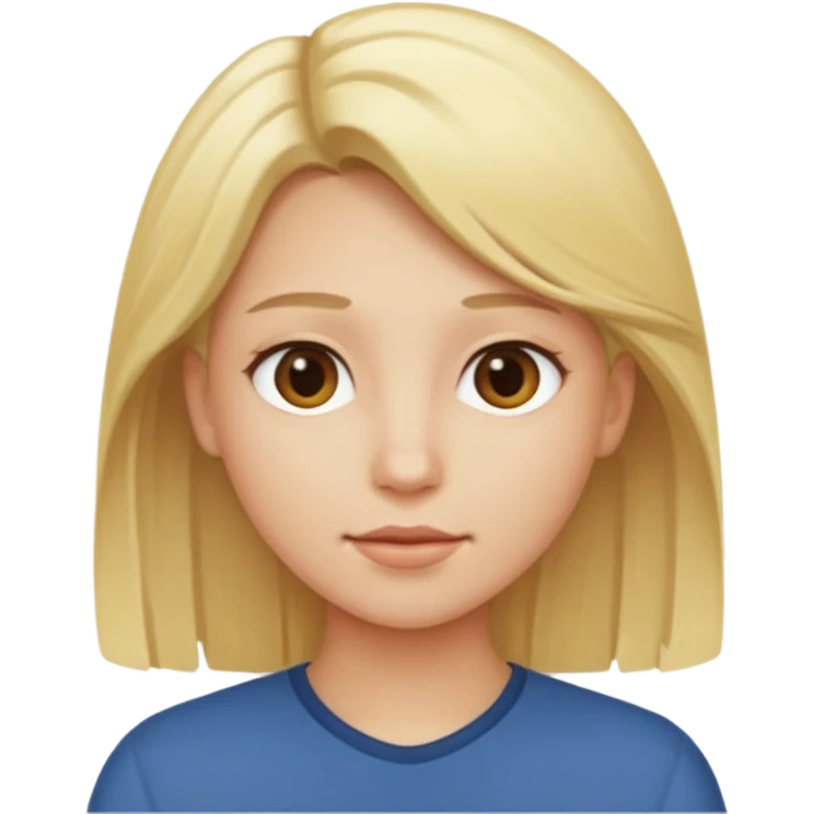 blonde hair emoji