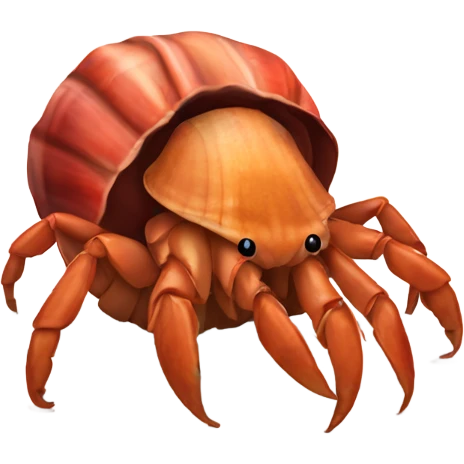 Hermit crab love emoji