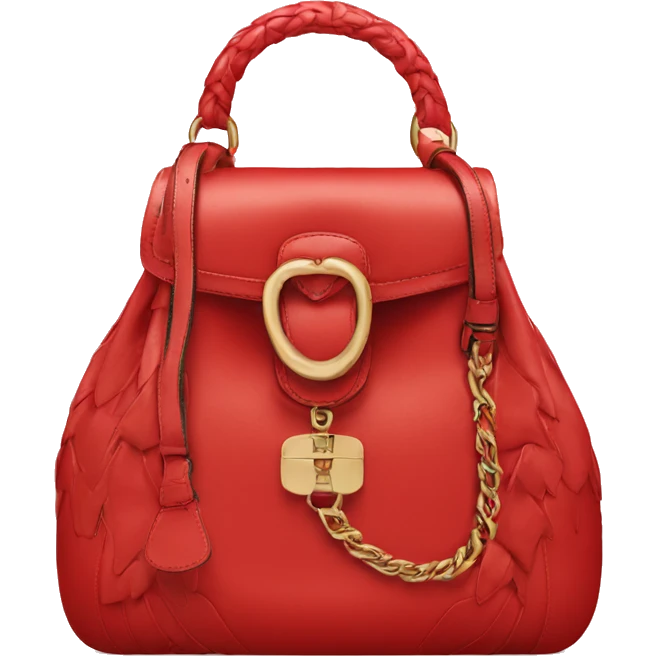 Red Gucci bag  emoji
